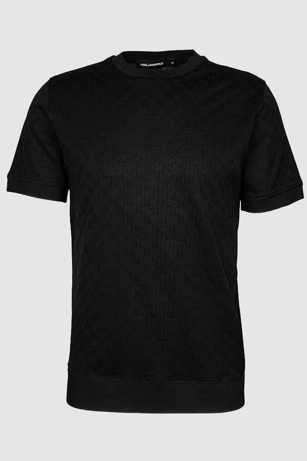 ΜΠΛΟΥΖΑ T-SHIRT KARL LAGERFELD - 990 ΜΑΥΡΟ